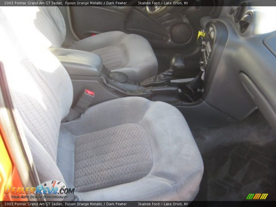 2003 Pontiac Grand Am GT Sedan Fusion Orange Metallic / Dark Pewter Photo #2