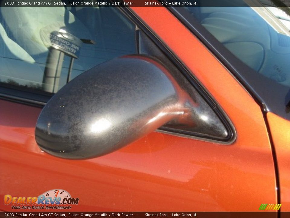 2003 Pontiac Grand Am GT Sedan Fusion Orange Metallic / Dark Pewter Photo #15
