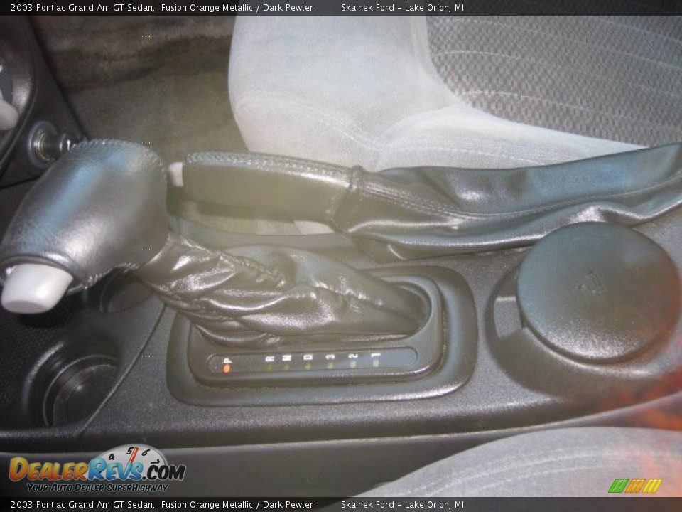 2003 Pontiac Grand Am GT Sedan Fusion Orange Metallic / Dark Pewter Photo #29