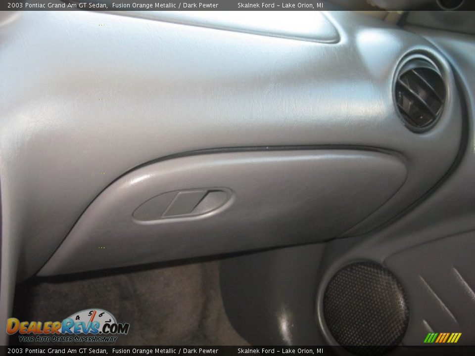 2003 Pontiac Grand Am GT Sedan Fusion Orange Metallic / Dark Pewter Photo #31