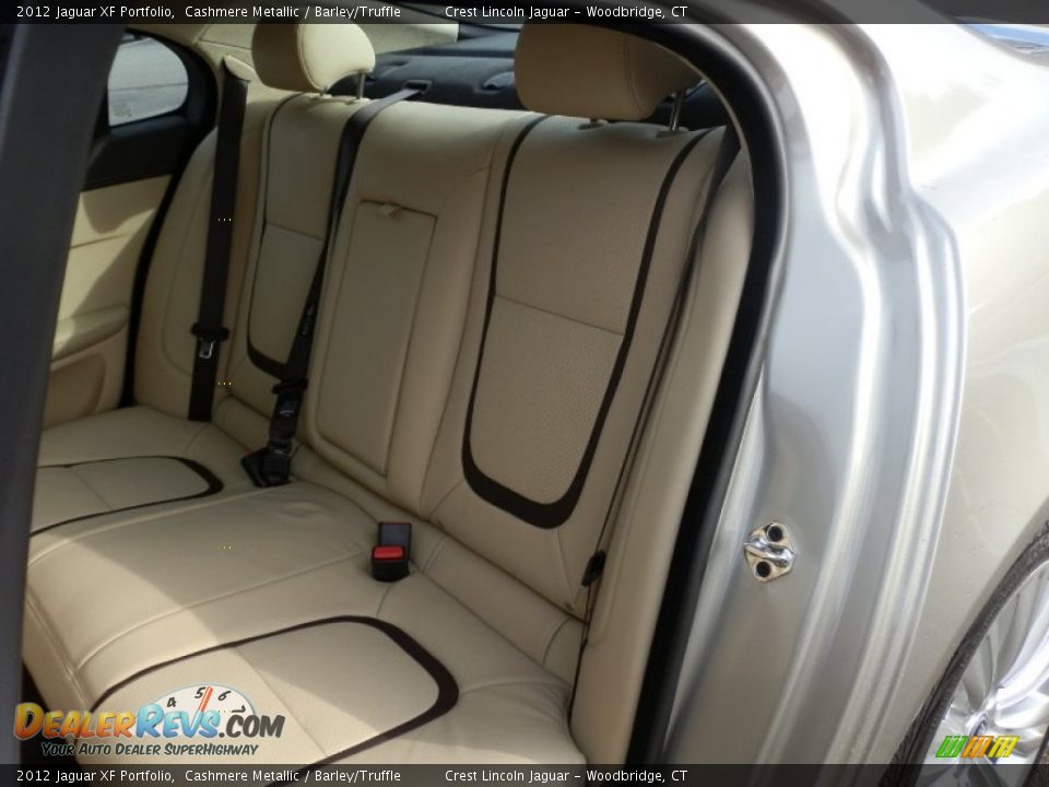 2012 Jaguar XF Portfolio Cashmere Metallic / Barley/Truffle Photo #6