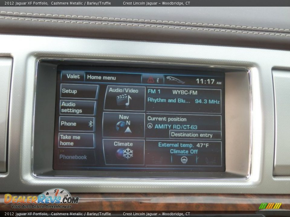 2012 Jaguar XF Portfolio Cashmere Metallic / Barley/Truffle Photo #12