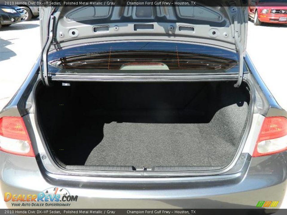 2010 Honda Civic DX-VP Sedan Polished Metal Metallic / Gray Photo #9