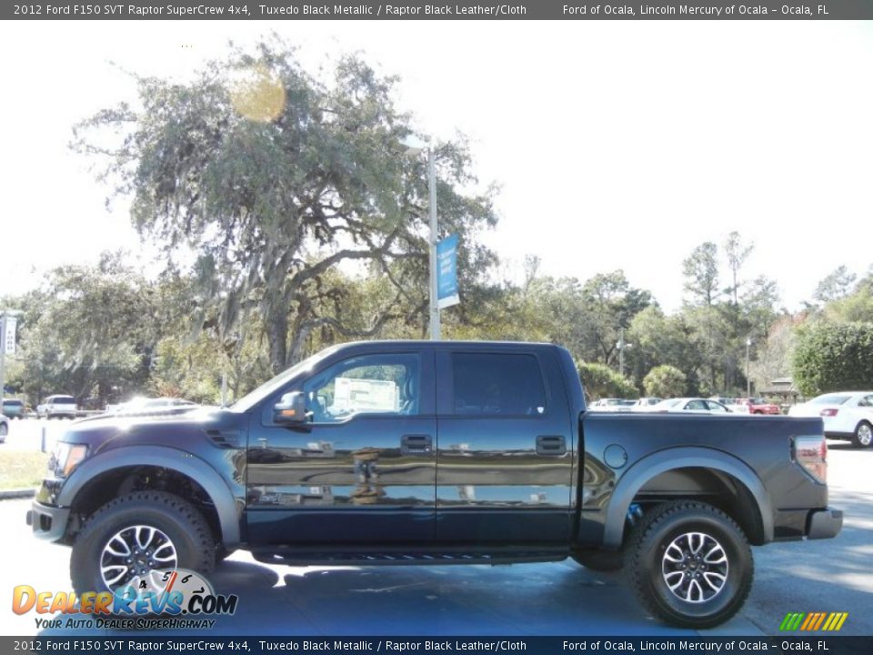 Tuxedo Black Metallic 2012 Ford F150 SVT Raptor SuperCrew 4x4 Photo #2