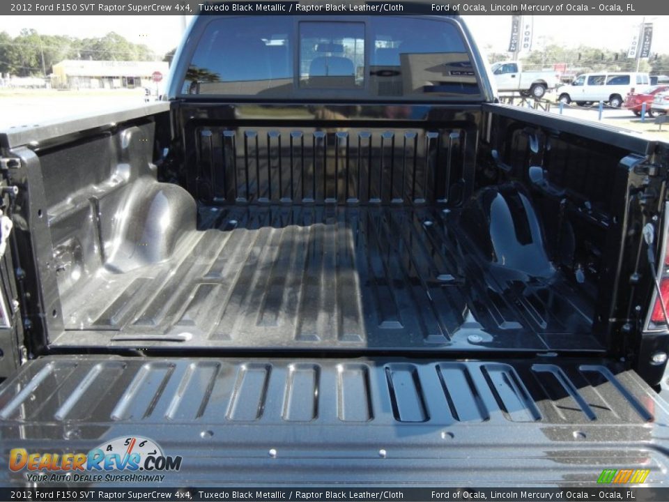 2012 Ford F150 SVT Raptor SuperCrew 4x4 Tuxedo Black Metallic / Raptor Black Leather/Cloth Photo #13