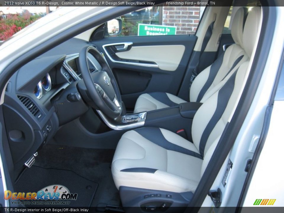 T6 R-Design interior in Soft Beige/Off-Black Inlay - 2012 Volvo XC60