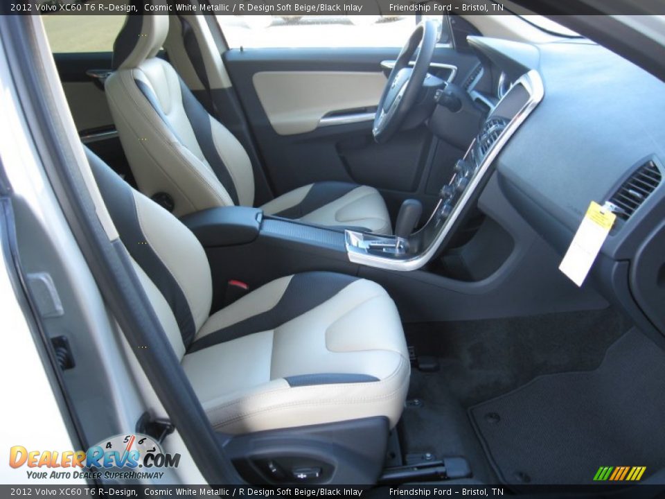 R Design Soft Beige/Black Inlay Interior - 2012 Volvo XC60 T6 R-Design Photo #19