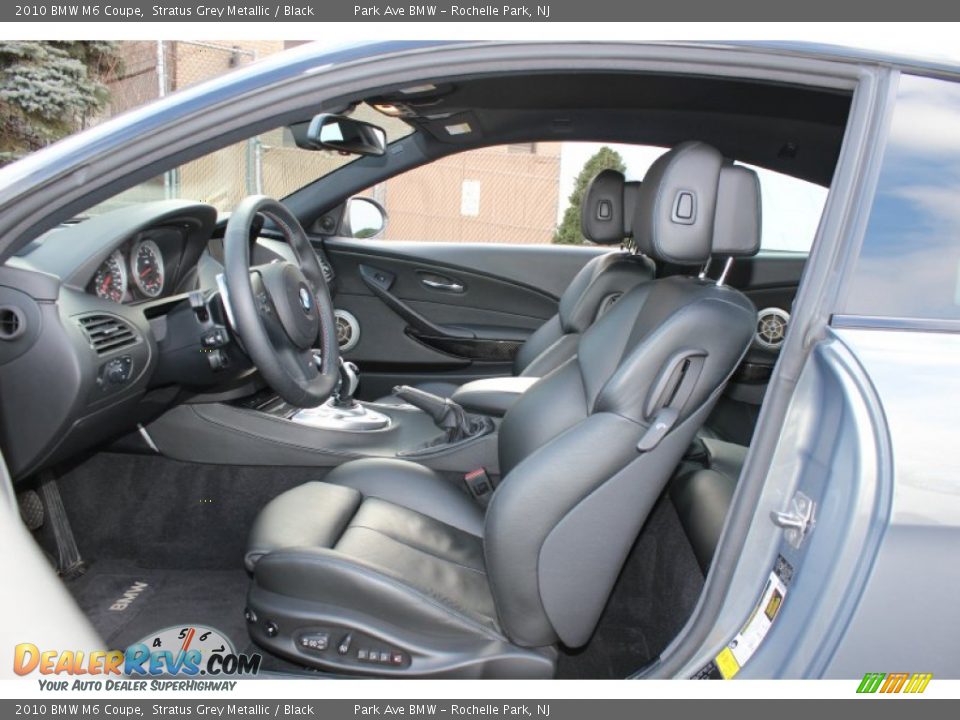 Black Interior - 2010 BMW M6 Coupe Photo #11