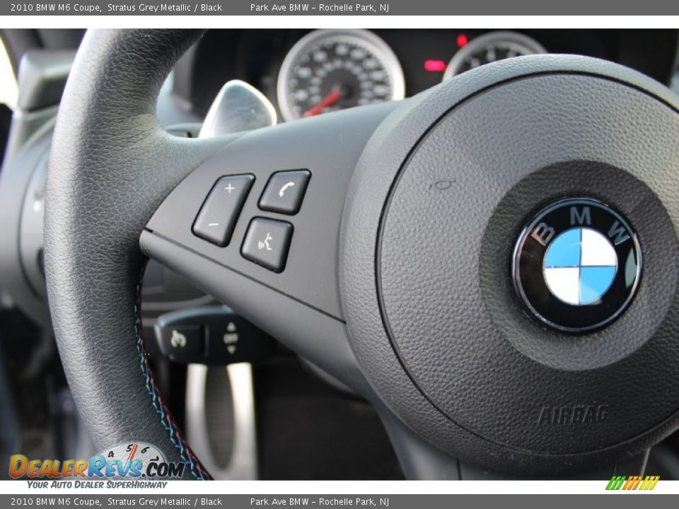 2010 BMW M6 Coupe Stratus Grey Metallic / Black Photo #15