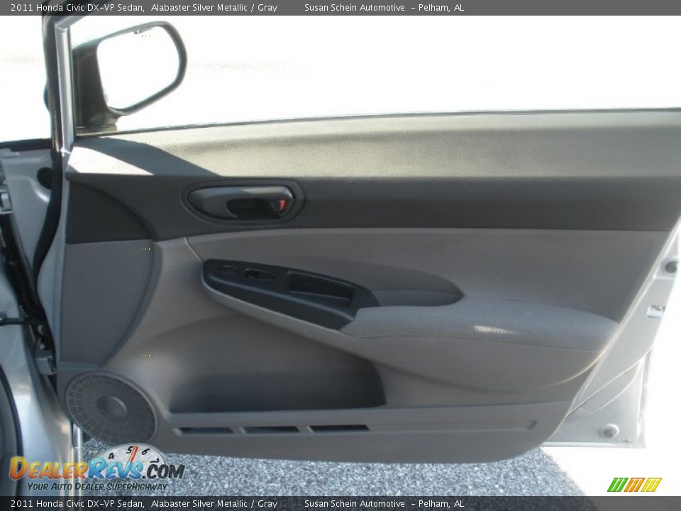 2011 Honda Civic DX-VP Sedan Alabaster Silver Metallic / Gray Photo #20