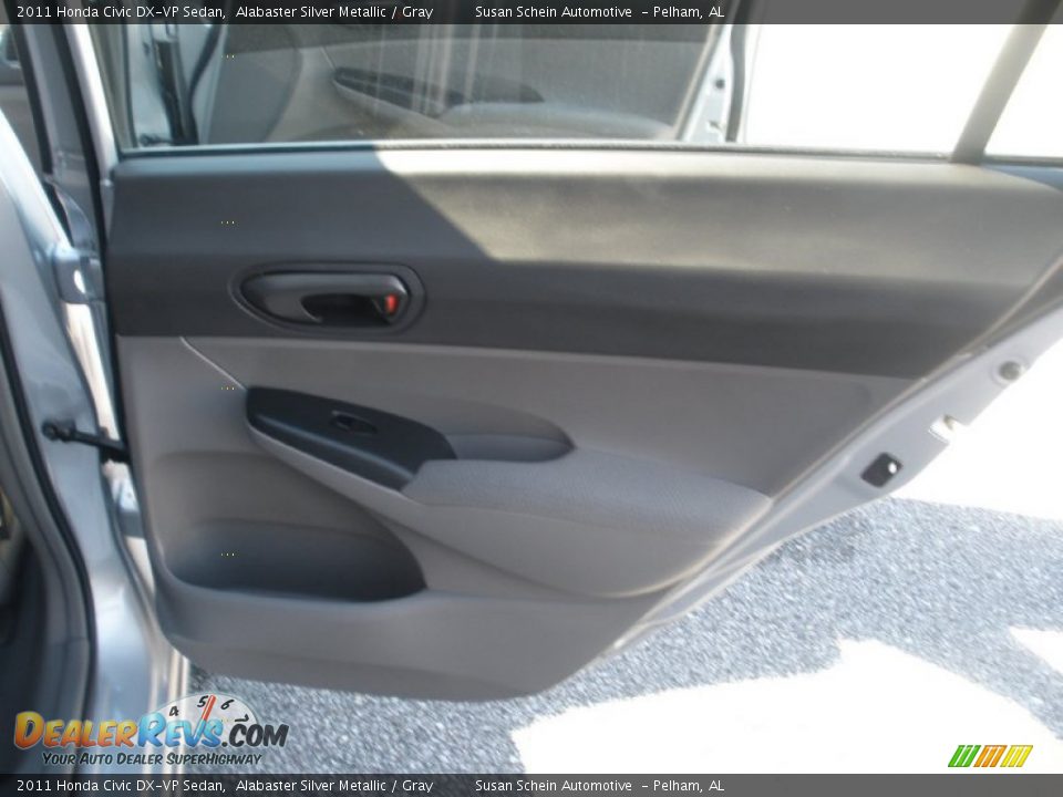 2011 Honda Civic DX-VP Sedan Alabaster Silver Metallic / Gray Photo #22