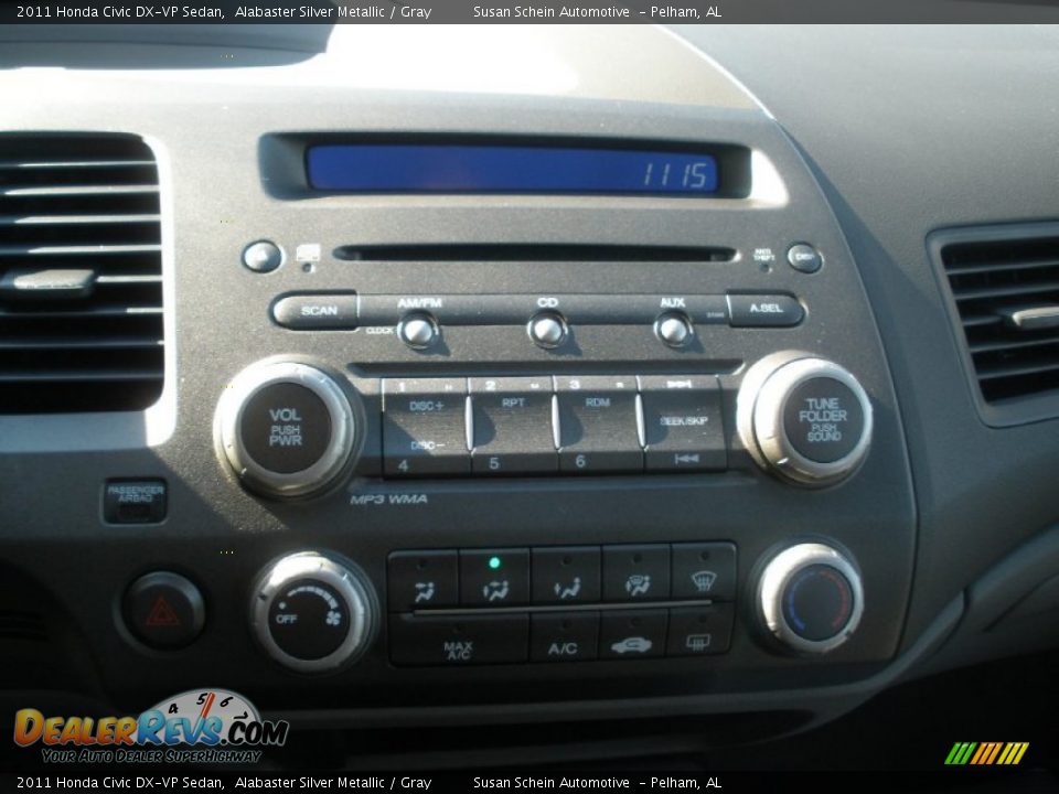 Controls of 2011 Honda Civic DX-VP Sedan Photo #25
