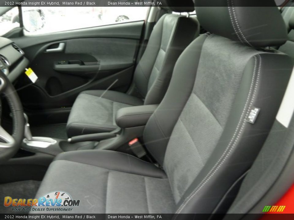 Black Interior 2012 Honda Insight Ex Hybrid Photo 10