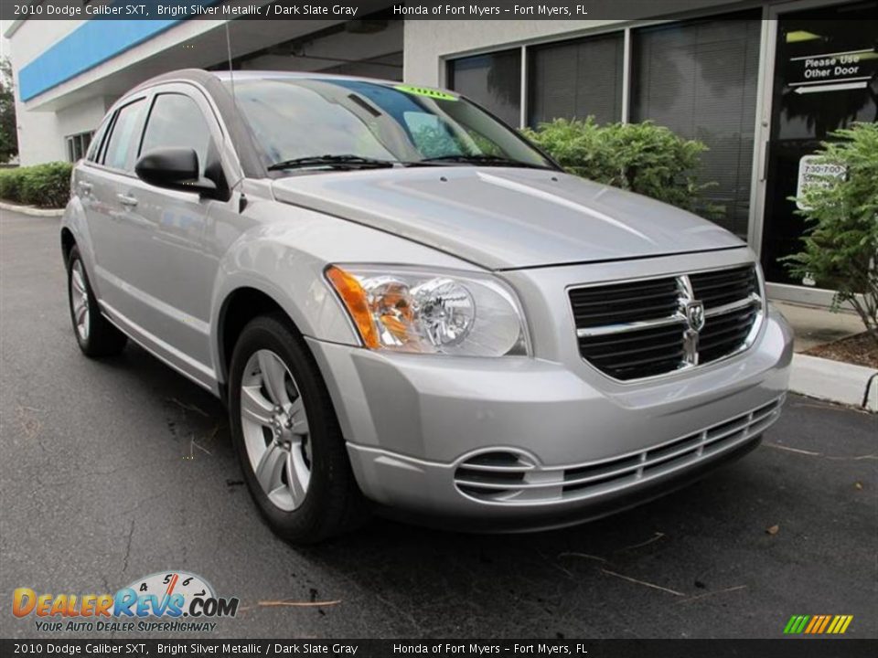 2010 Dodge Caliber SXT Bright Silver Metallic / Dark Slate Gray Photo #1