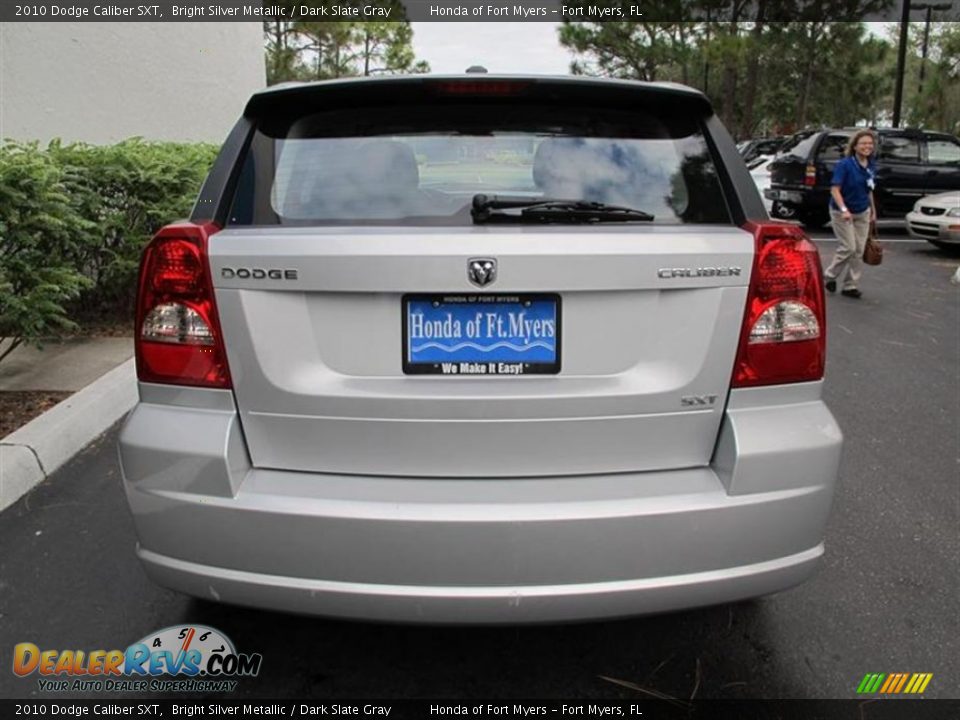 2010 Dodge Caliber SXT Bright Silver Metallic / Dark Slate Gray Photo #4