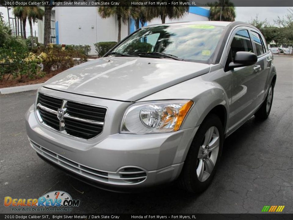 2010 Dodge Caliber SXT Bright Silver Metallic / Dark Slate Gray Photo #7