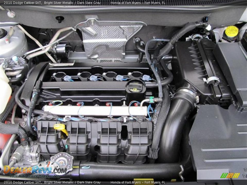 2010 Dodge Caliber SXT Bright Silver Metallic / Dark Slate Gray Photo #9