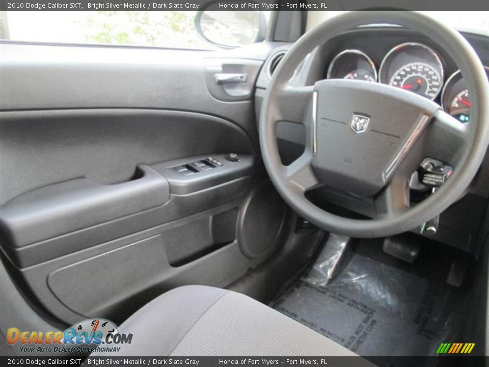 2010 Dodge Caliber SXT Bright Silver Metallic / Dark Slate Gray Photo #11