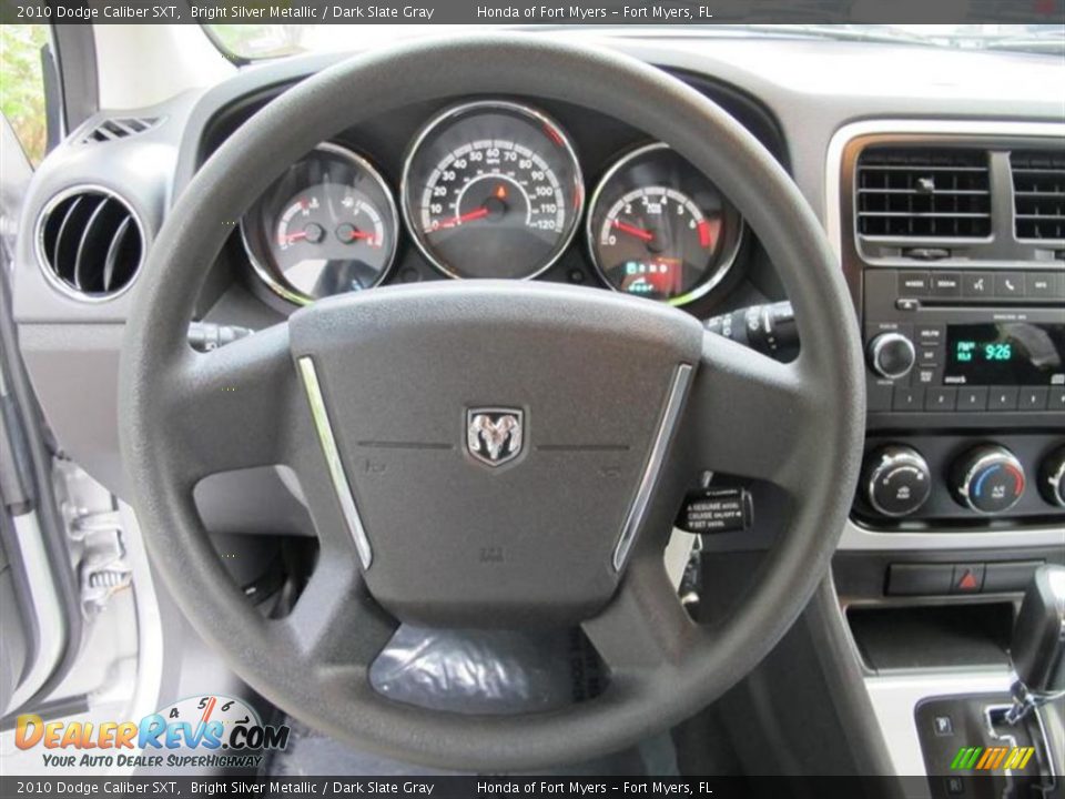 2010 Dodge Caliber SXT Bright Silver Metallic / Dark Slate Gray Photo #17