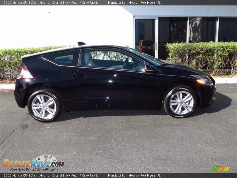 Crystal Black Pearl 2011 Honda CR-Z Sport Hybrid Photo #2