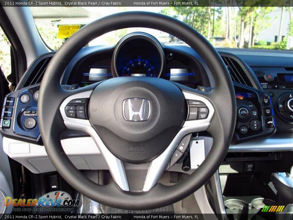 2011 Honda CR-Z Sport Hybrid Steering Wheel Photo #17