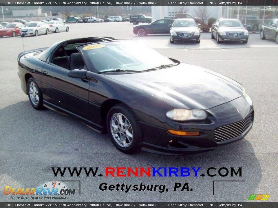 2002 Chevrolet Camaro Z28 SS 35th Anniversary Edition Coupe Onyx Black / Ebony Black Photo #1