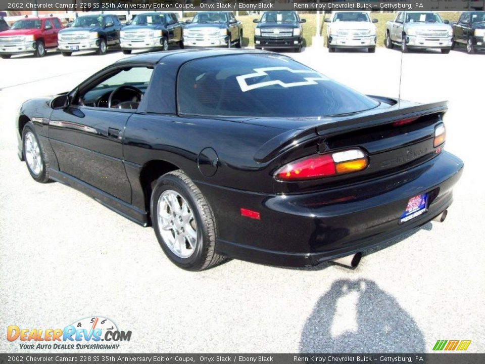 2002 Chevrolet Camaro Z28 SS 35th Anniversary Edition Coupe Onyx Black / Ebony Black Photo #2