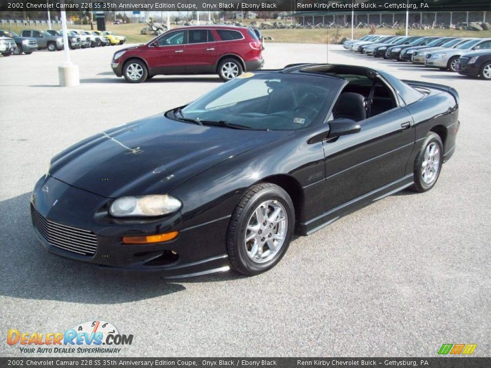 2002 Chevrolet Camaro Z28 SS 35th Anniversary Edition Coupe Onyx Black / Ebony Black Photo #11