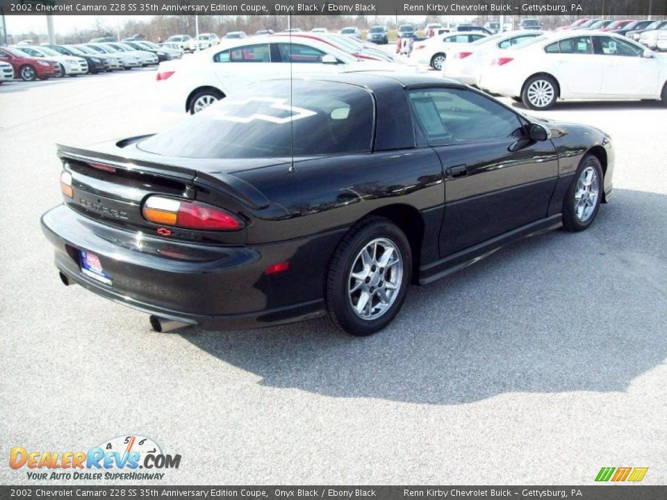2002 Chevrolet Camaro Z28 SS 35th Anniversary Edition Coupe Onyx Black / Ebony Black Photo #14