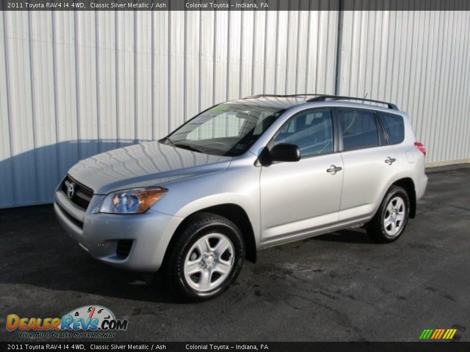 2011 Toyota RAV4 I4 4WD Classic Silver Metallic / Ash Photo #1