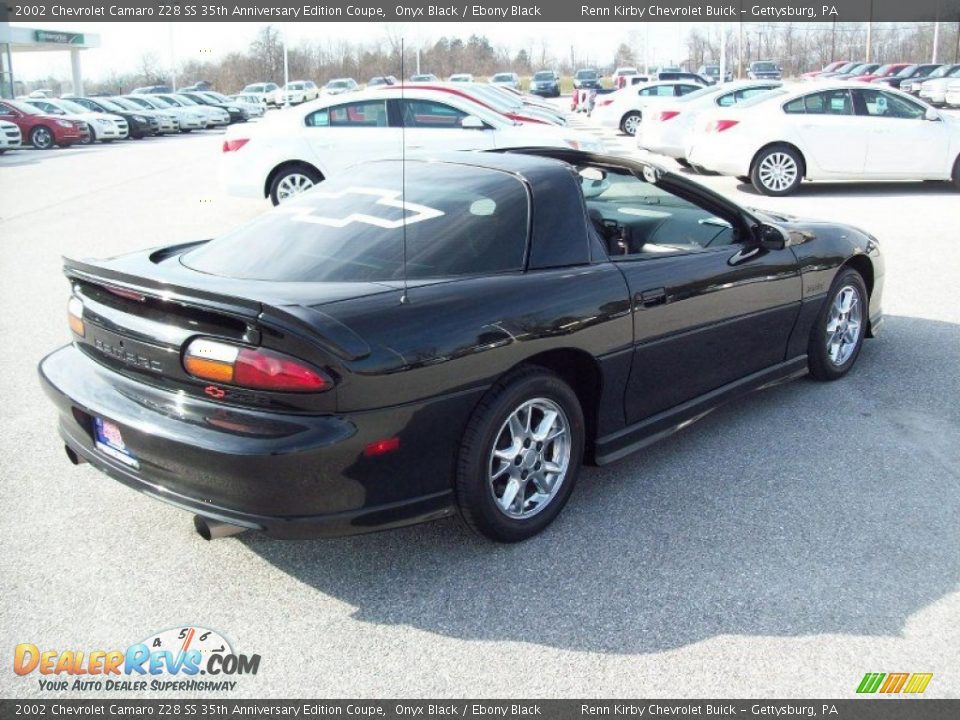 2002 Chevrolet Camaro Z28 SS 35th Anniversary Edition Coupe Onyx Black / Ebony Black Photo #15