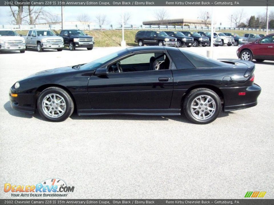 Onyx Black 2002 Chevrolet Camaro Z28 SS 35th Anniversary Edition Coupe Photo #17