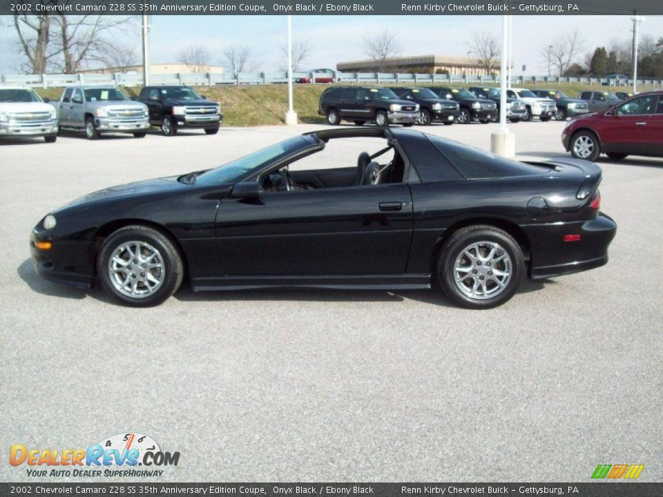 Onyx Black 2002 Chevrolet Camaro Z28 SS 35th Anniversary Edition Coupe Photo #18
