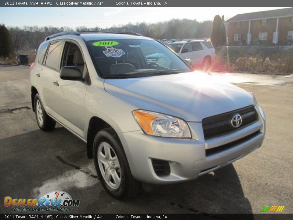 2011 Toyota RAV4 I4 4WD Classic Silver Metallic / Ash Photo #6