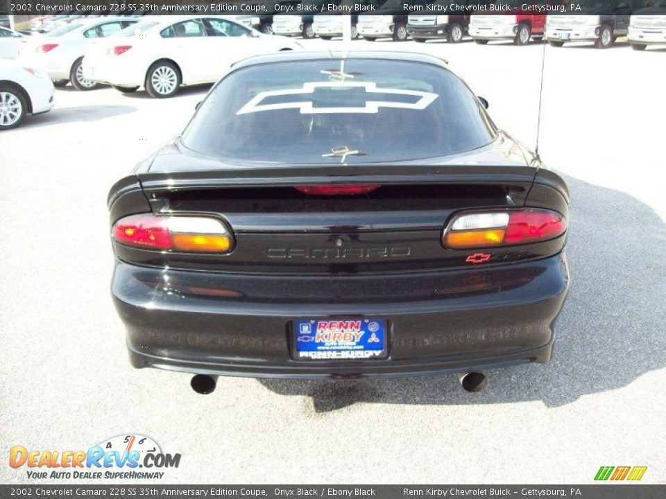 2002 Chevrolet Camaro Z28 SS 35th Anniversary Edition Coupe Onyx Black / Ebony Black Photo #19