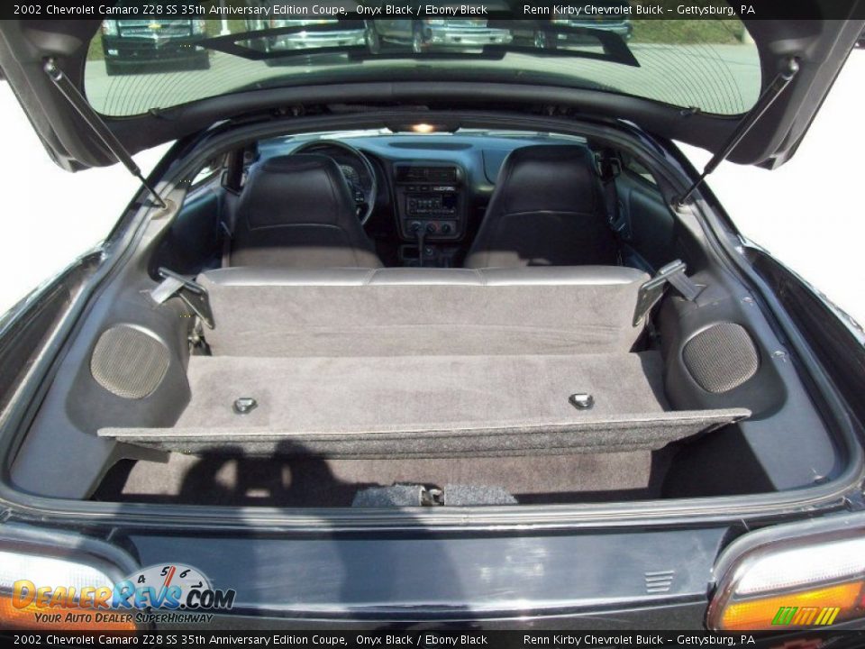 2002 Chevrolet Camaro Z28 SS 35th Anniversary Edition Coupe Onyx Black / Ebony Black Photo #20