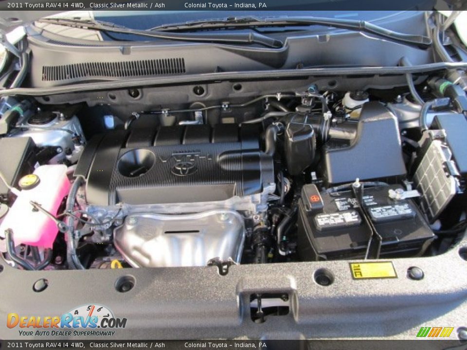2011 Toyota RAV4 I4 4WD Classic Silver Metallic / Ash Photo #10