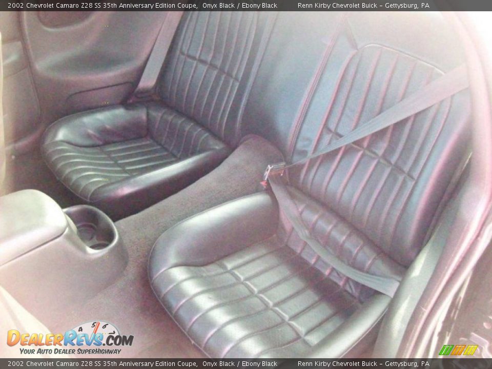 2002 Chevrolet Camaro Z28 SS 35th Anniversary Edition Coupe Onyx Black / Ebony Black Photo #26