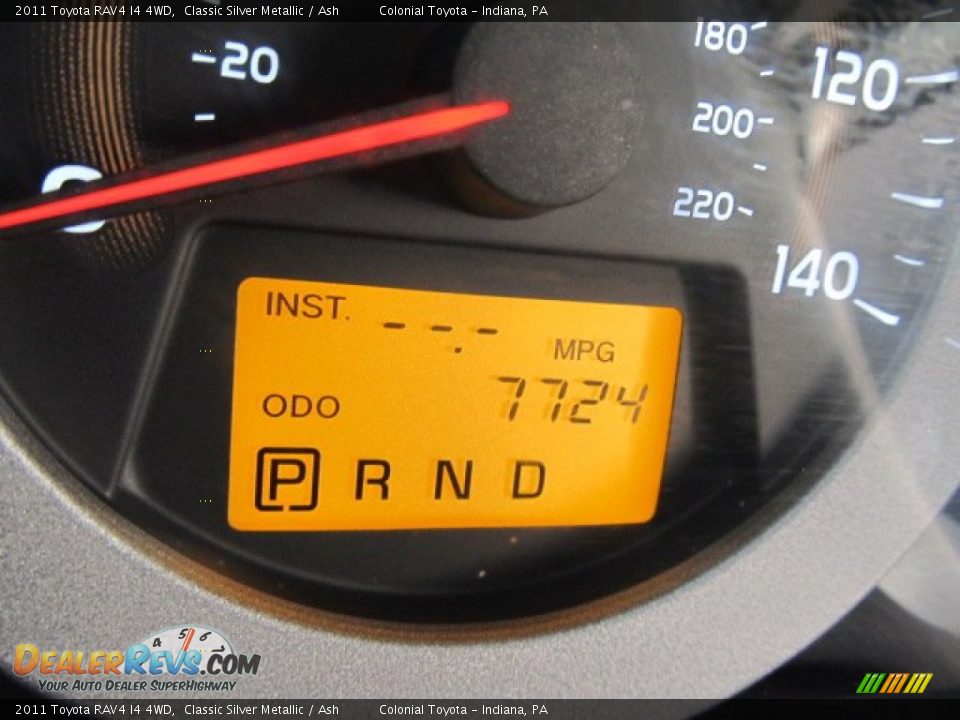 2011 Toyota RAV4 I4 4WD Classic Silver Metallic / Ash Photo #20