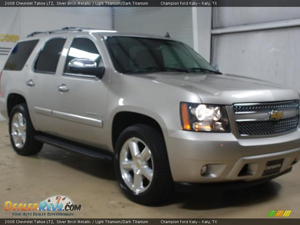 2008 Chevrolet Tahoe LTZ Silver Birch Metallic / Light Titanium/Dark Titanium Photo #3