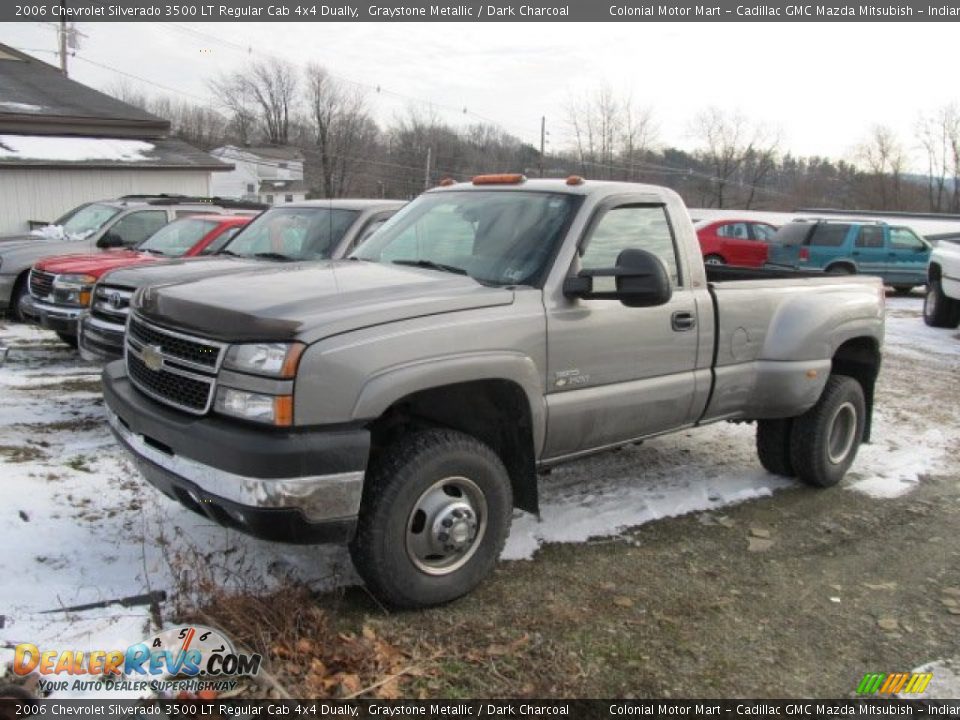 Graystone Metallic 2006 Chevrolet Silverado 3500 LT Regular Cab 4x4 Dually Photo #1