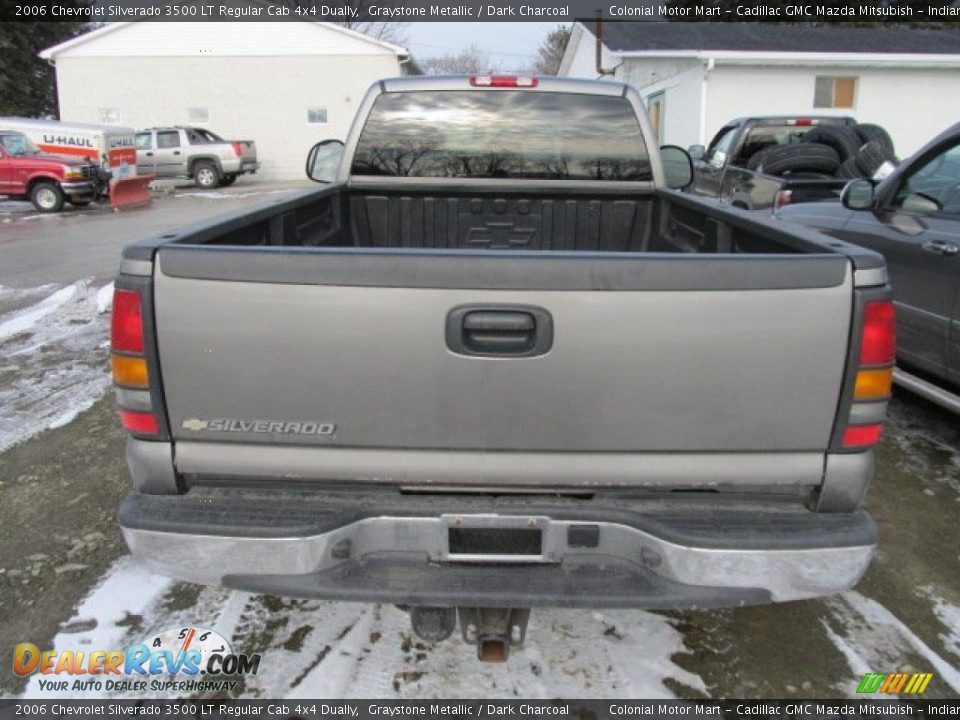 2006 Chevrolet Silverado 3500 LT Regular Cab 4x4 Dually Graystone Metallic / Dark Charcoal Photo #5
