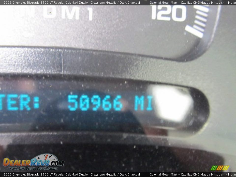 2006 Chevrolet Silverado 3500 LT Regular Cab 4x4 Dually Graystone Metallic / Dark Charcoal Photo #15
