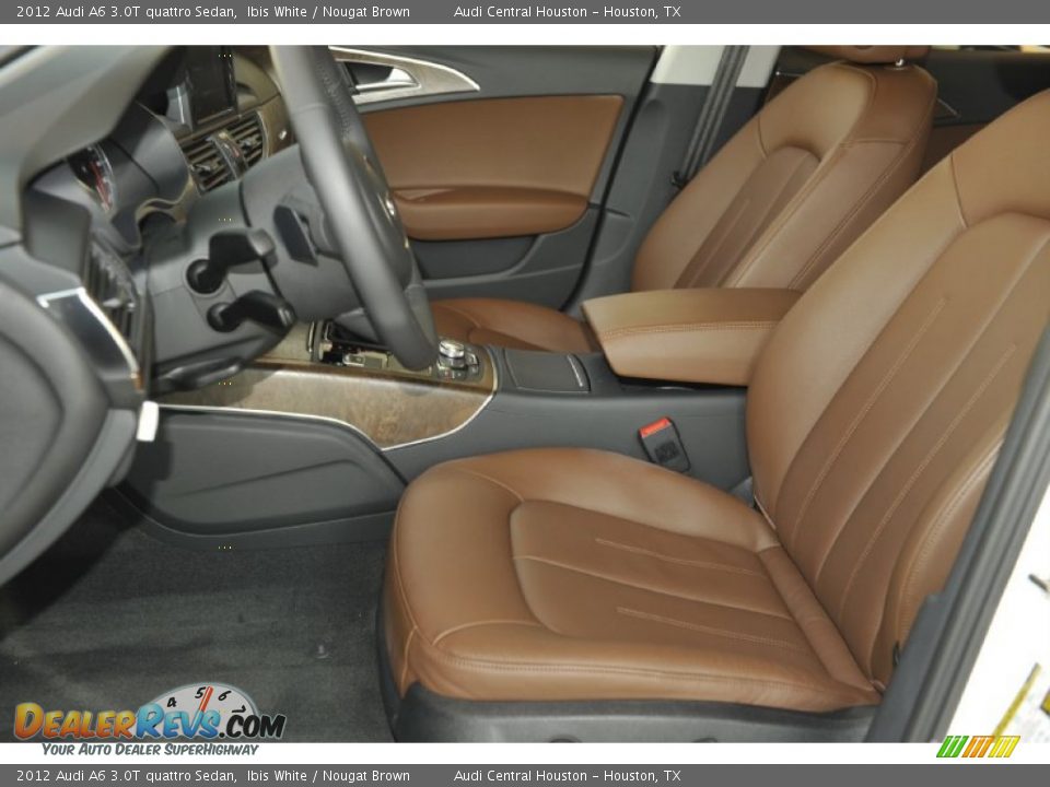 Nougat Brown Interior 2012 Audi A6 3 0t Quattro Sedan