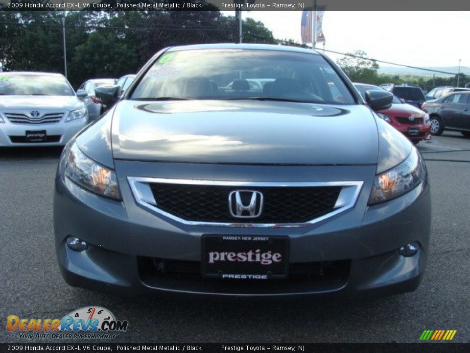 2009 Honda Accord EX-L V6 Coupe Polished Metal Metallic / Black Photo #2