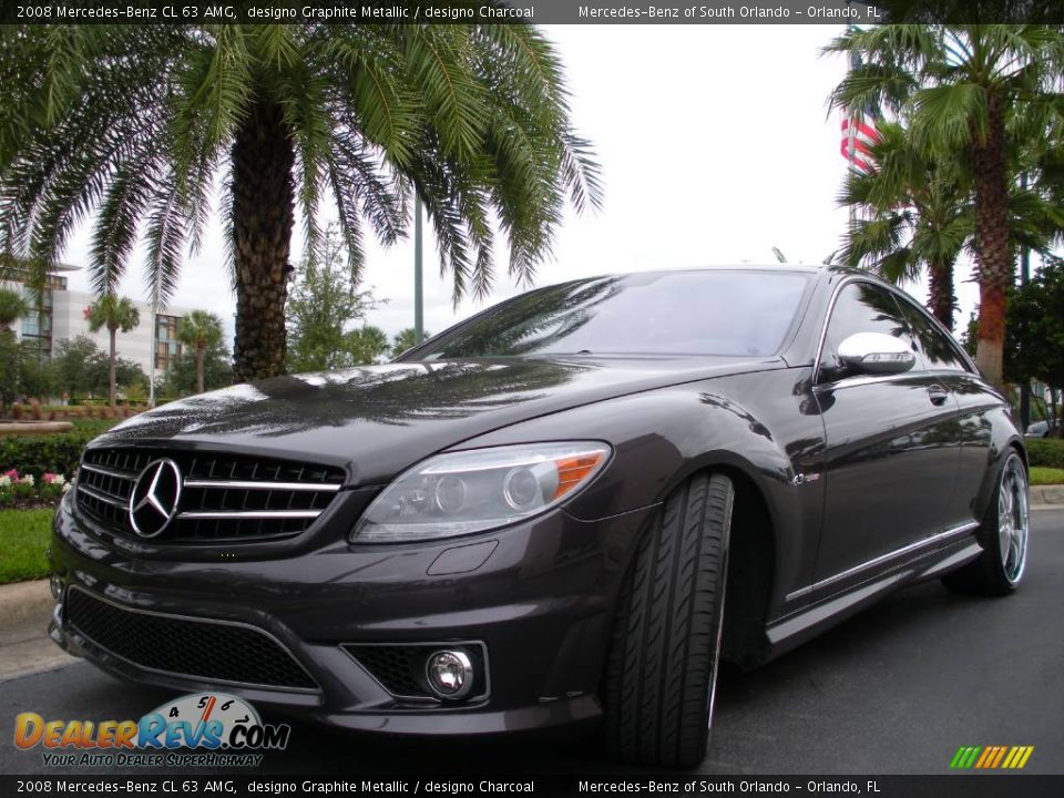 2008 Mercedes-Benz CL 63 AMG designo Graphite Metallic / designo Charcoal Photo #2