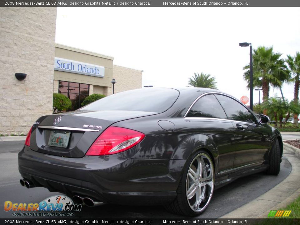 2008 Mercedes-Benz CL 63 AMG designo Graphite Metallic / designo Charcoal Photo #6