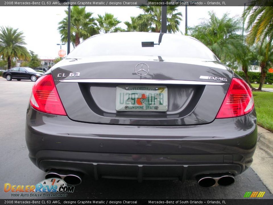 2008 Mercedes-Benz CL 63 AMG designo Graphite Metallic / designo Charcoal Photo #7