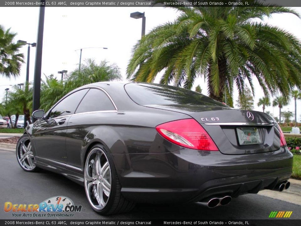 2008 Mercedes-Benz CL 63 AMG designo Graphite Metallic / designo Charcoal Photo #8