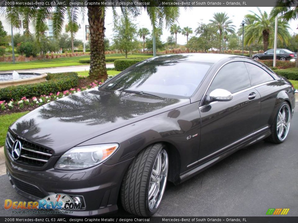 2008 Mercedes-Benz CL 63 AMG designo Graphite Metallic / designo Charcoal Photo #9